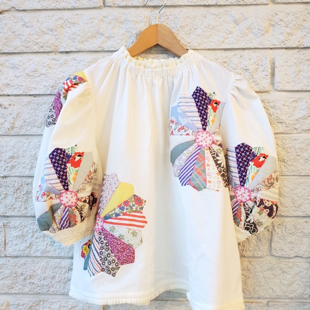 Sea of New York, Paloma patchwork top. Rare, sold out